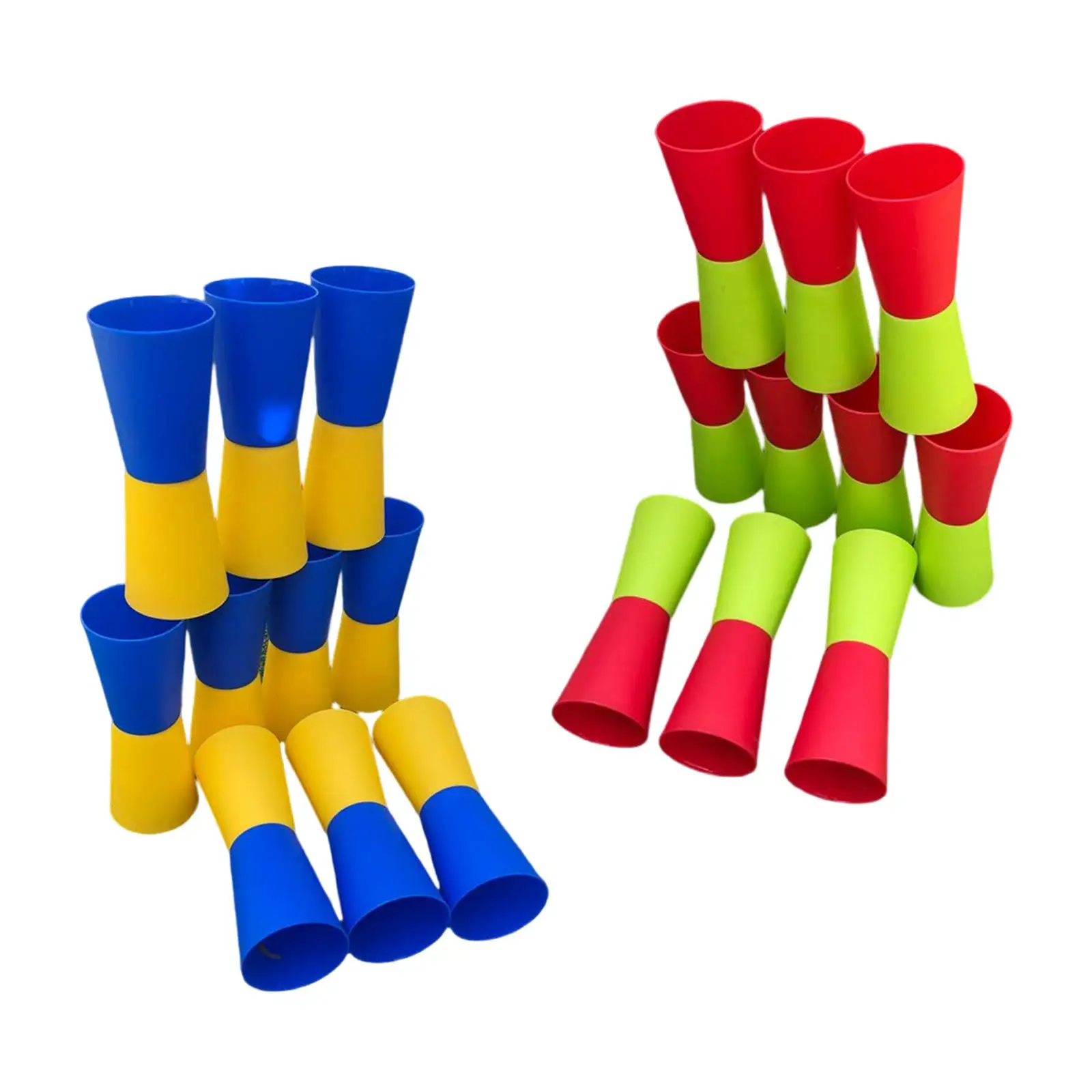 10Pcs Flip Cups Agility Training Workout Body Coordination Sensory Integration Exercise Reversed Cups for Indoor Events