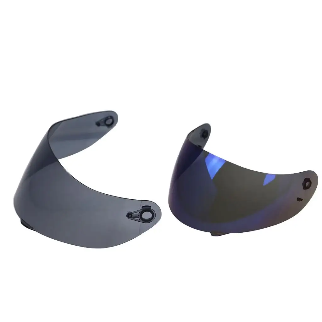 MagiDeal 2 x Motorcycle Helmet Visor for K3SV K5 Helmets Lens Tawny