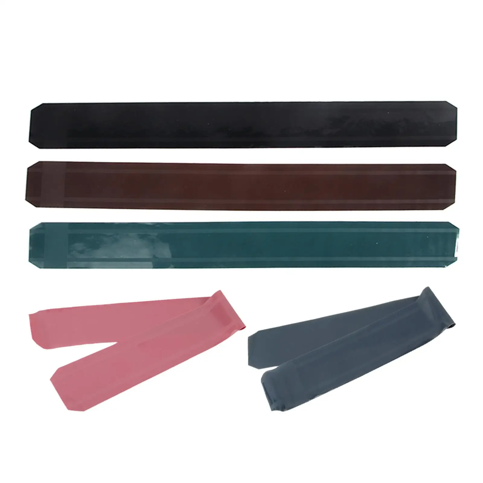 5x Hair Cutting Strips Haircut Neck Wrap Washable Waterproof Silicone Barber Neck Strips