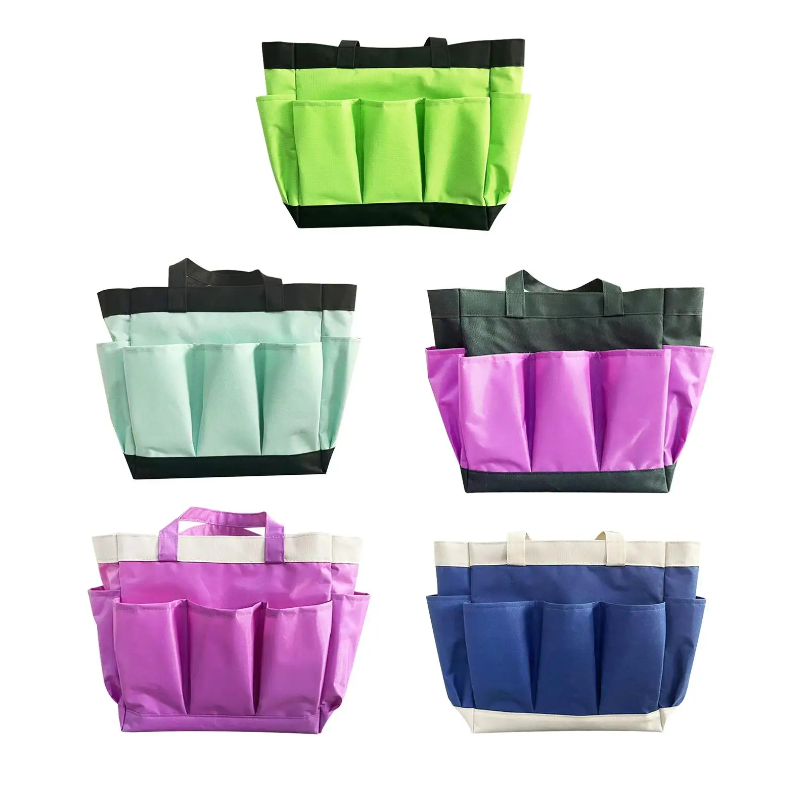 Garden Tool Bag, Reusable Gardening Hand Tools Bag, Multi Pockets for Indoor Garden