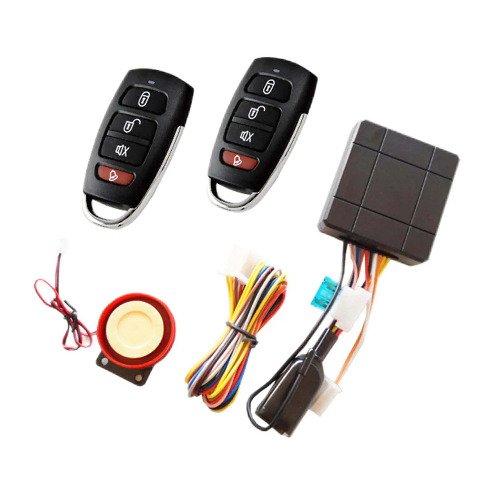 12V Motorcycle Anti Theft Alarm System App Remote Control Easy Installation