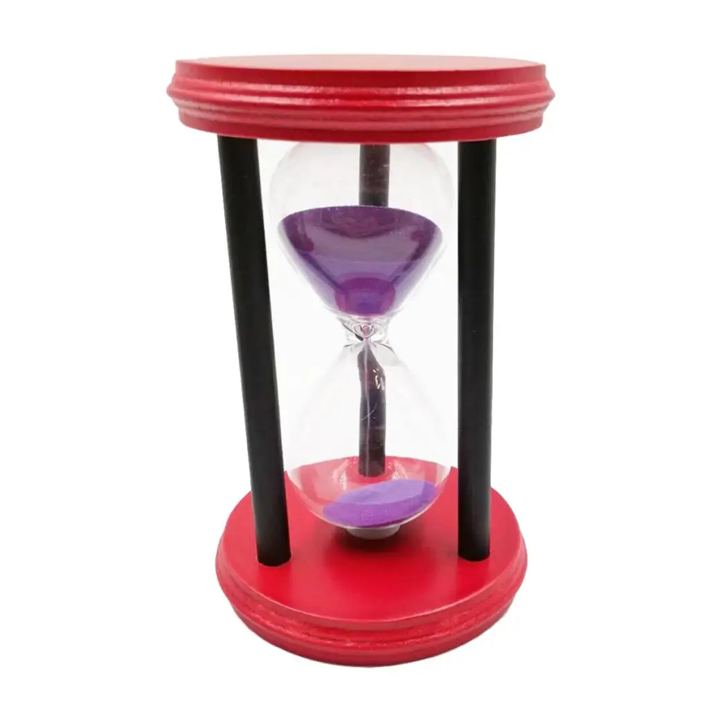 15 30 Minutes Security Safety   Hourglass w/ Colored  Kids Gift
