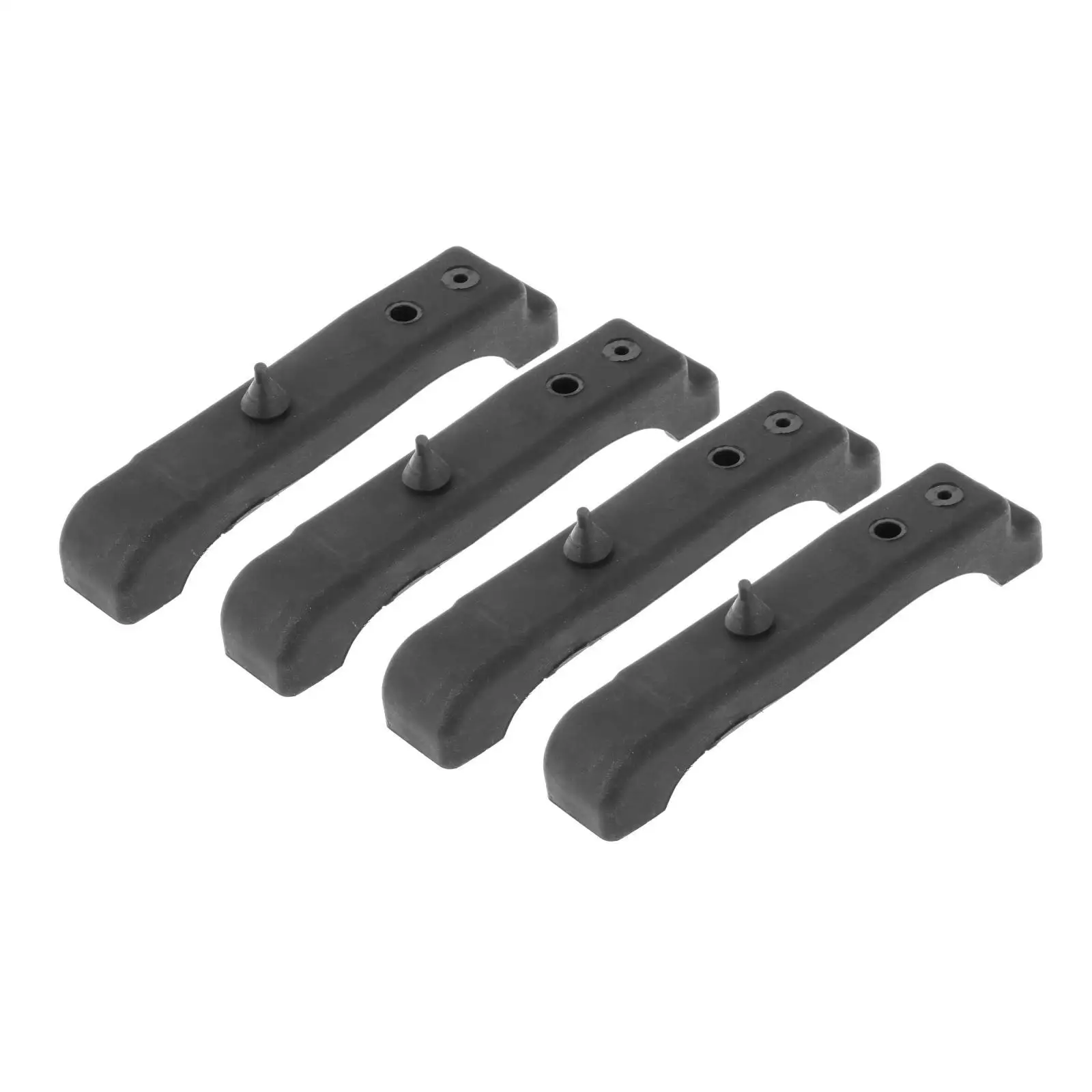 4x Cars Rubber 4 Core Radiator Mounting Cushions Support Pads, Fit for GM 1968-1981 4012-326-682S, Black