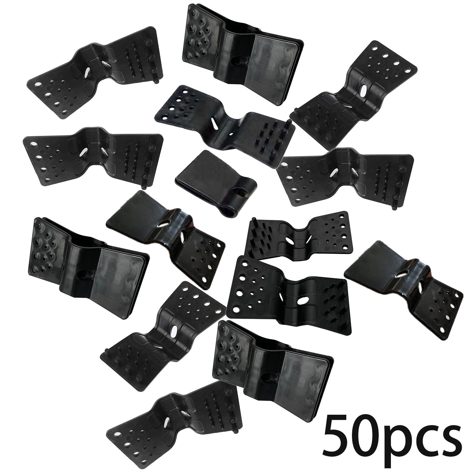 50Pcs Shade Net Clips Awning Clamp Heavy Duty Reusable Fixing Buckle for Car Cover, Garden Netting, Shade Fabric Accessories