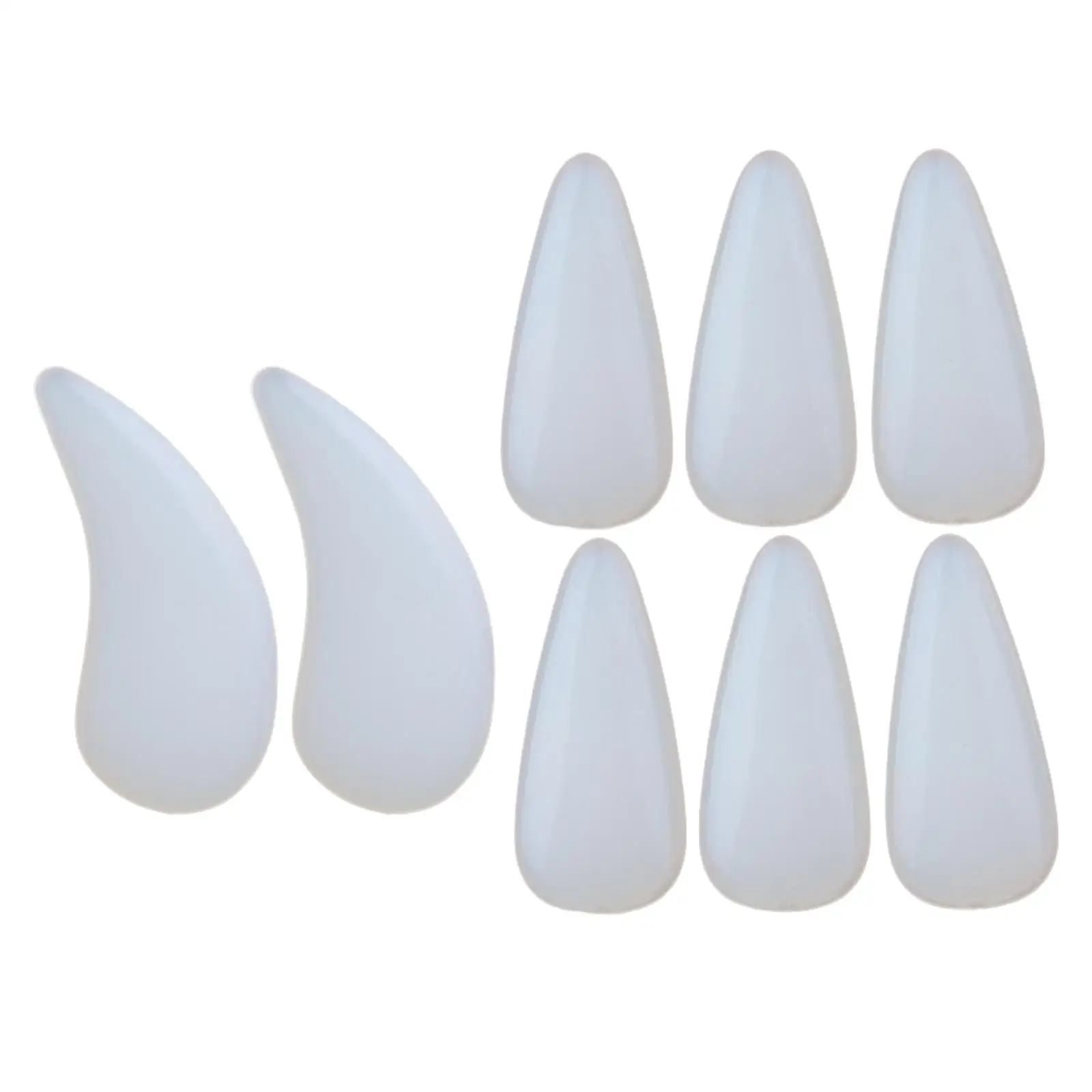 8Pcs Durable Guitar Finger Pick Plectrums Slide for Electric Guitar Ukulele