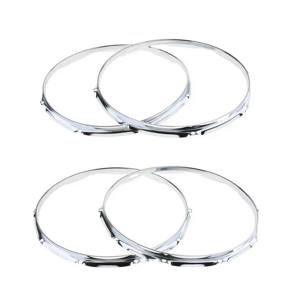 1 Pair 14`` Snare Drum Die-Cast Hoop Die Casting Percussion Instrument