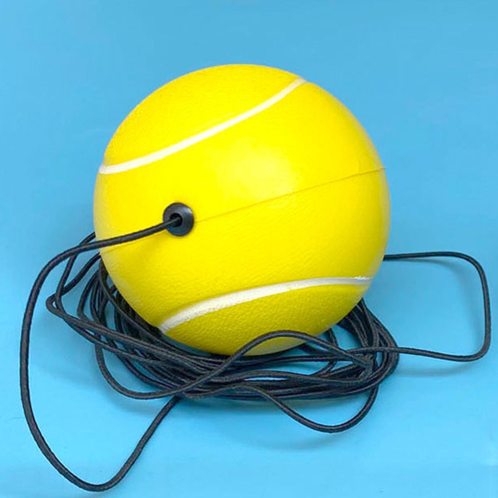 Durable Tennis Trainer Ball with Cord Tool Tennis Trainer Ball 63mm Replacement Training for Practice Beginner Players