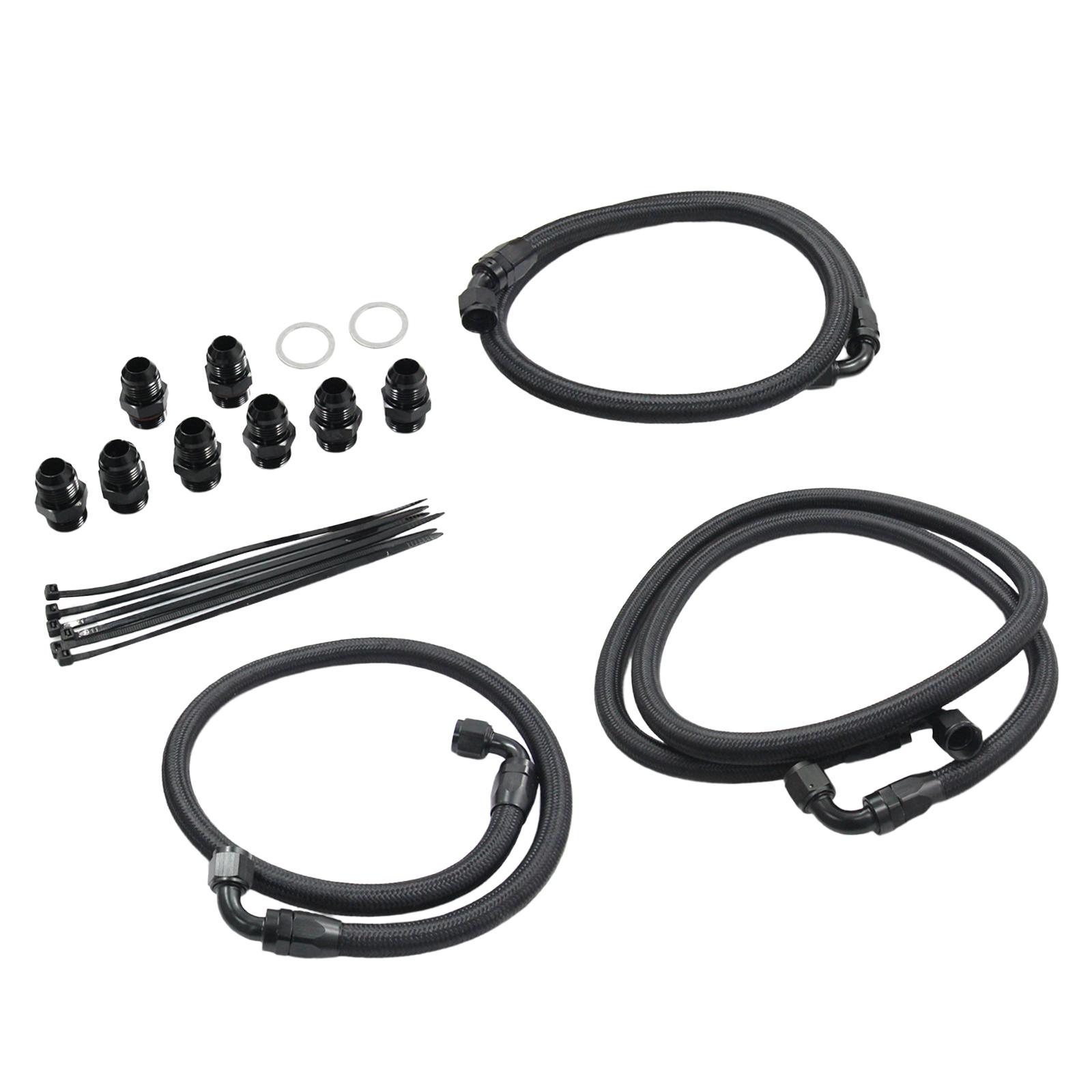 Automatic Multifunction Tube Pipe Replaces Easy to Install 10AN Transmission Cooler Hose for GMC 6.6L Accessory