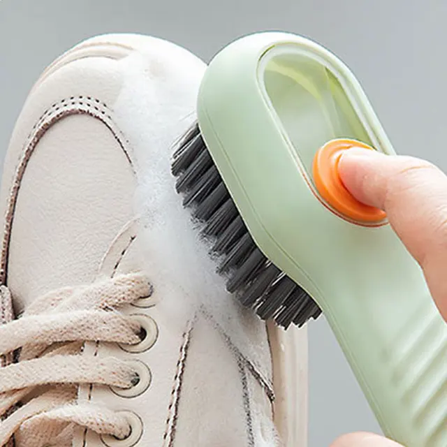 Shoe Brush Automatic Liquid Discharge Deep Cleaning Soft Bristles Household  Laundry Cleaning Brush For Daily Use Cleaning Tool - AliExpress