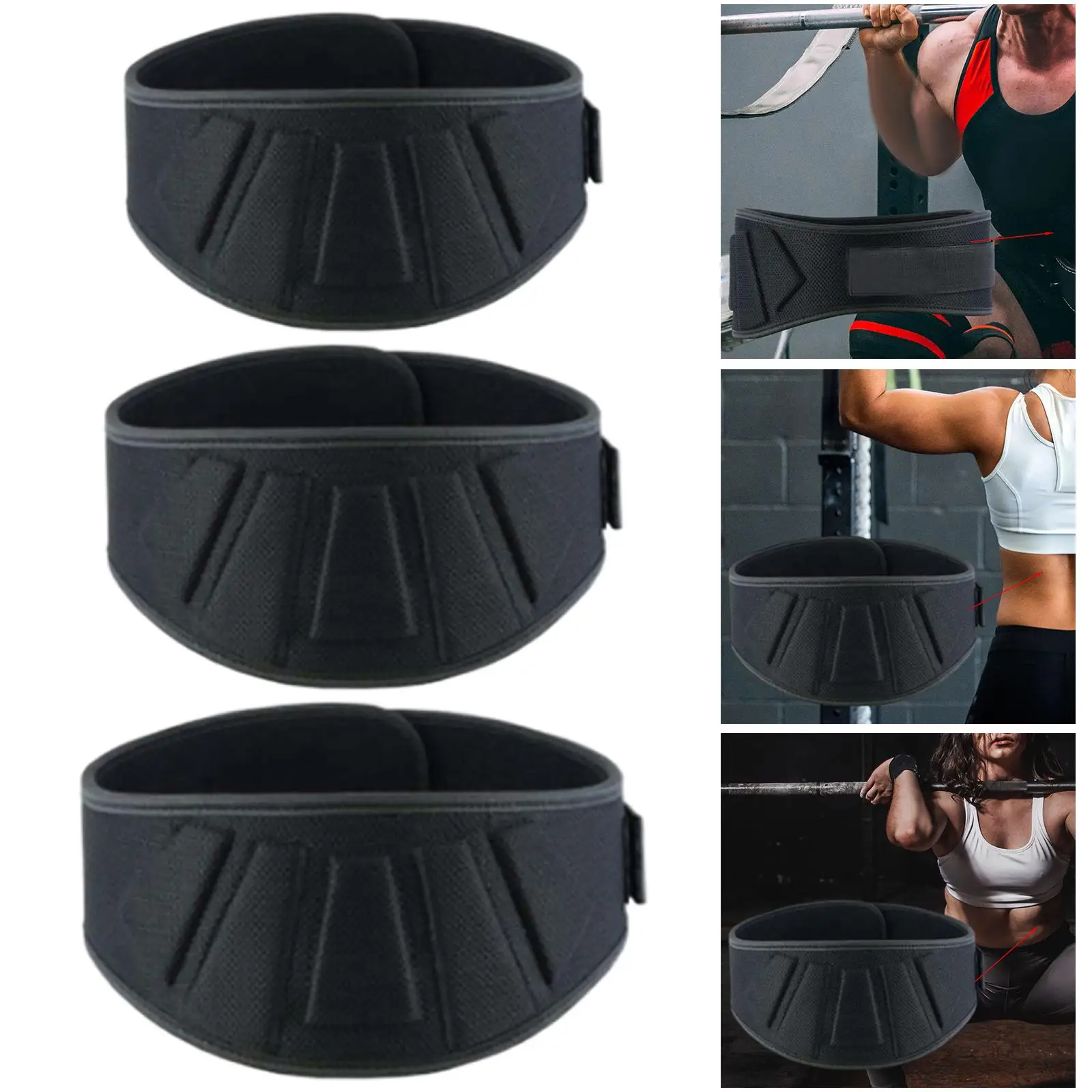Weight Lifting Belt Deadlifts Pull up Powerlifting Squats Fitness Cross Training