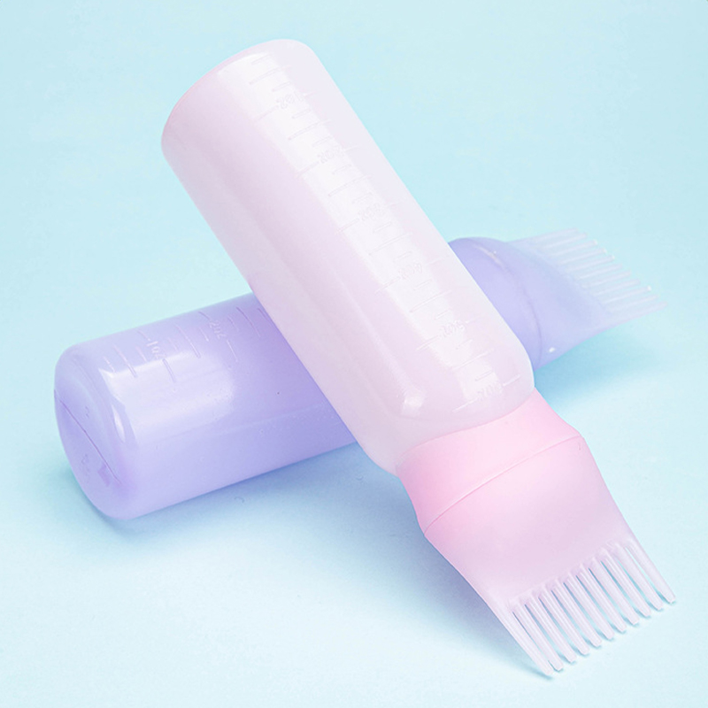 Description Picture 6 of item170ml Plastic Hair Dye Refillable Bottle Applicator Comb Oil Comb Dispensing Salon Hair Coloring Hairdressing Styling Tools