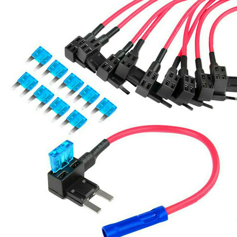 8 Pièces Porte Fusible Voiture Micro2 Adaptateur 12V Add A