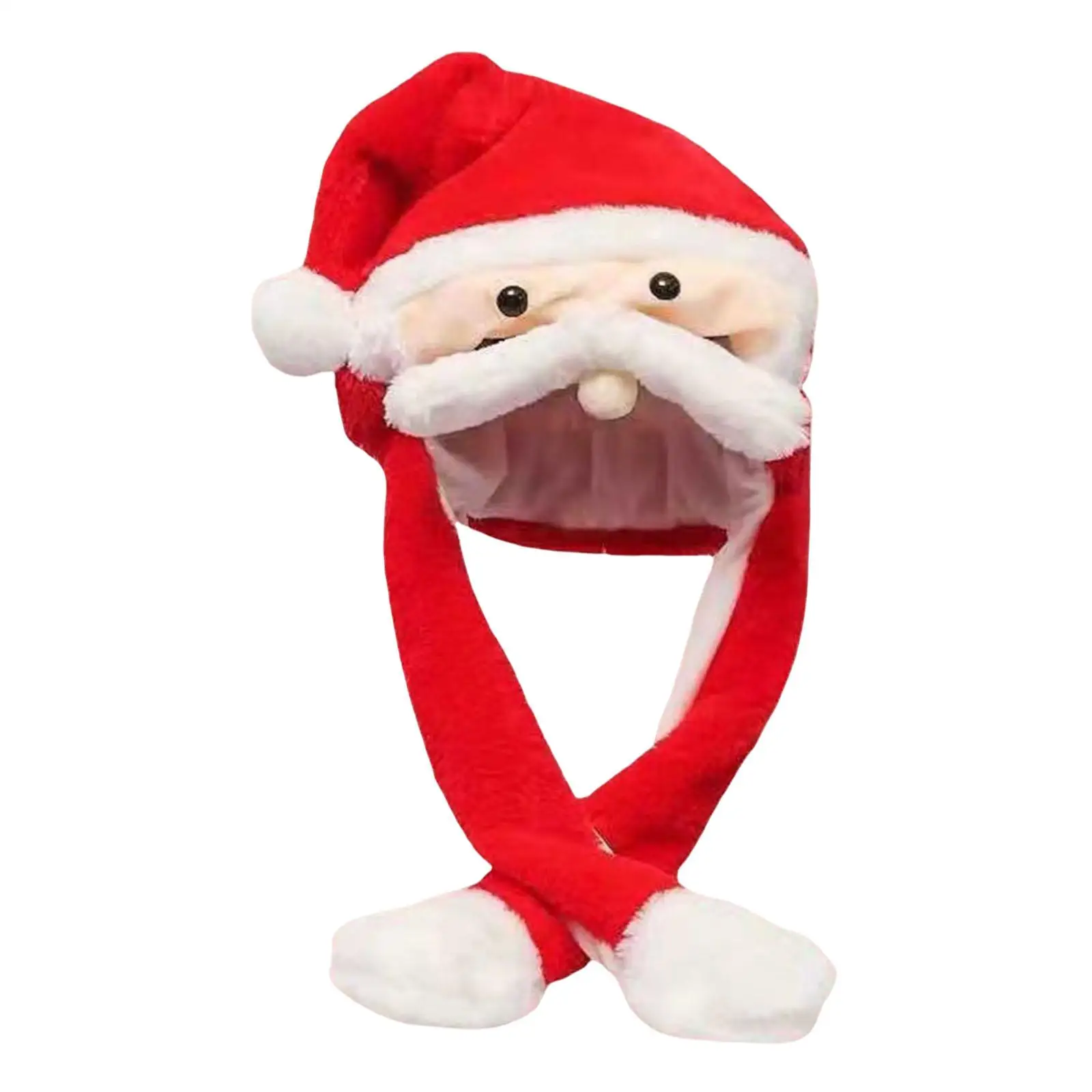 Funny Jumping Hat Costume Cosplay Dress up Christmas Plush Hat for Holiday Halloween Party Girls Boys Women