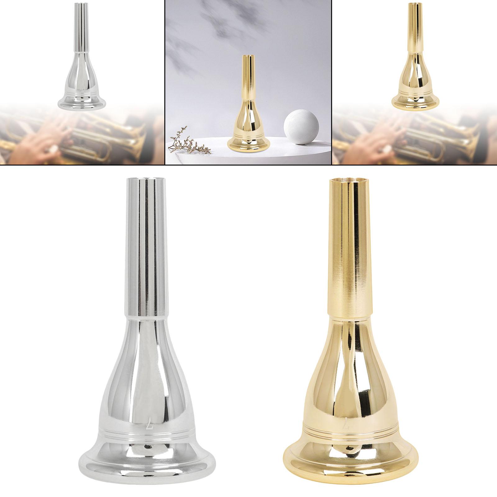 2x Brass Tuba Mouthpiece Precise Music Parts for Beginners Professional