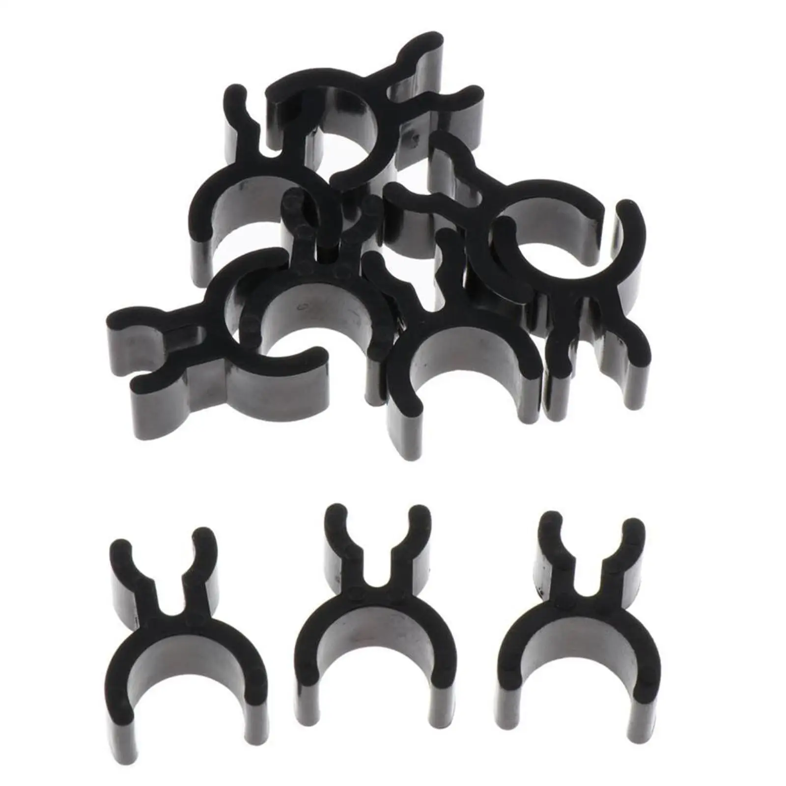 10 Pieces Trumpet Pencil Clip Holder Black Holder for Musician Make Notes