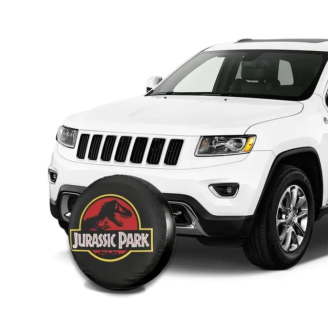 Jurassic Park Spare Tire Cover for Jeep Mitsubishi Pajero Sci Fi