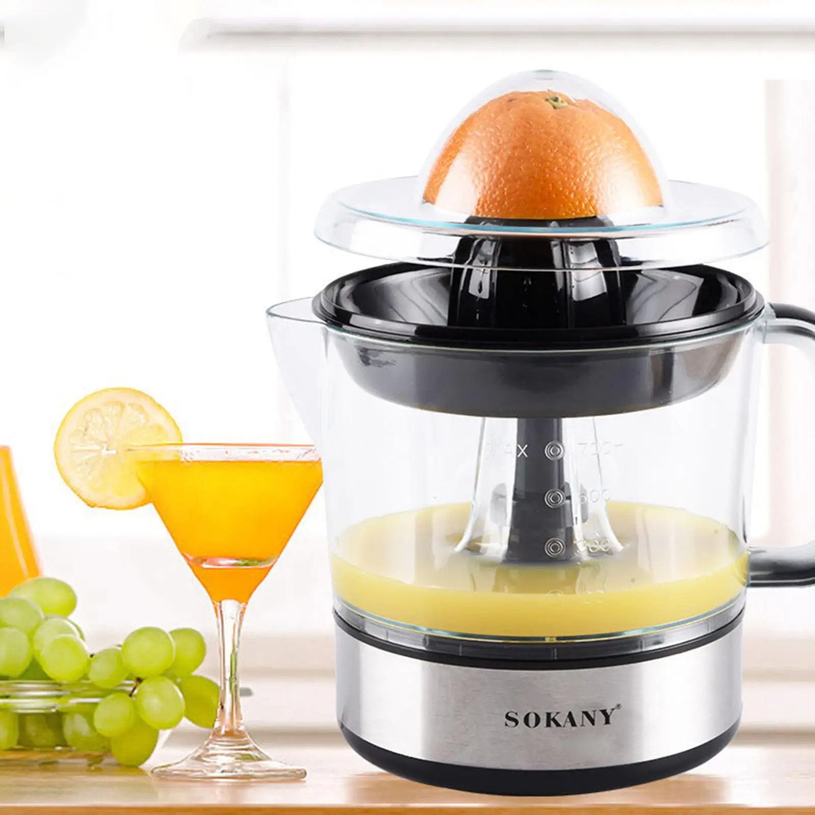 700ml Electric Juicer Fruits Masticating Machine Electric Squeezer for Grapefruit