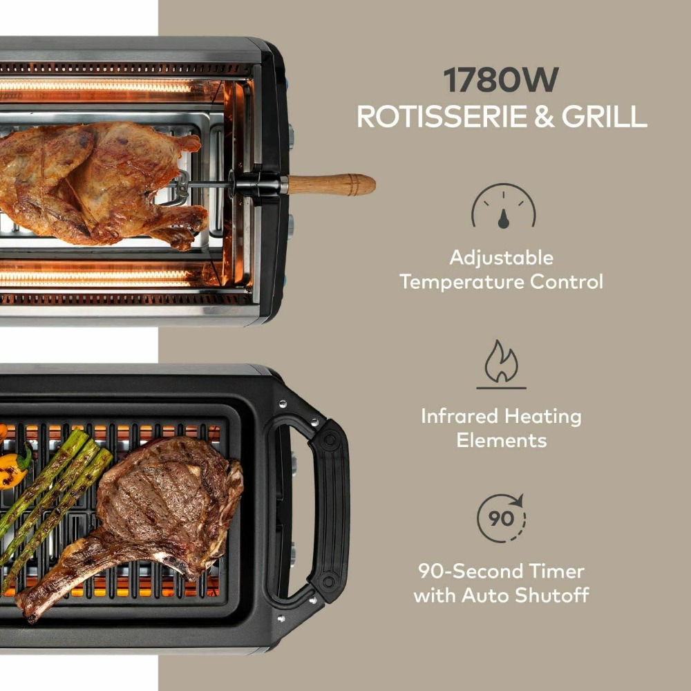 Title 2, Rauchfreier Indoor-Grill, abnehmbare Platten, a...