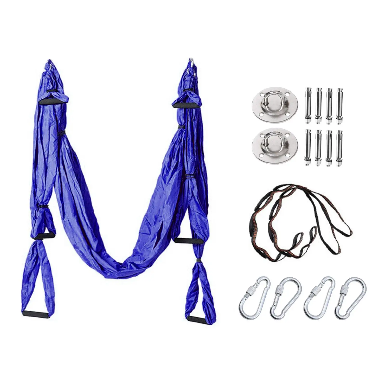 Aerial Yoga Hammock with Carabiner for Pilates Adult Gymnastics Exercise
