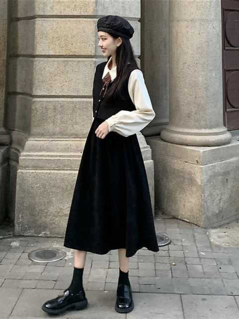 Korean Fashion Robe Dress | Korean Dress Fashion Chic | Long