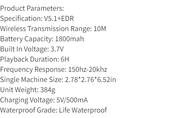 Title 14, TG-288 1800mAh LED portátil verdadeiro sem fio ...