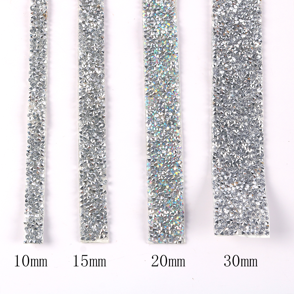 Description Picture 2 of itemRhinestone Chain Tape Trim Resin Diamond Belt Strip Double-sided Adhesive Self-adhesive Clothing Accessories DIY Accessories