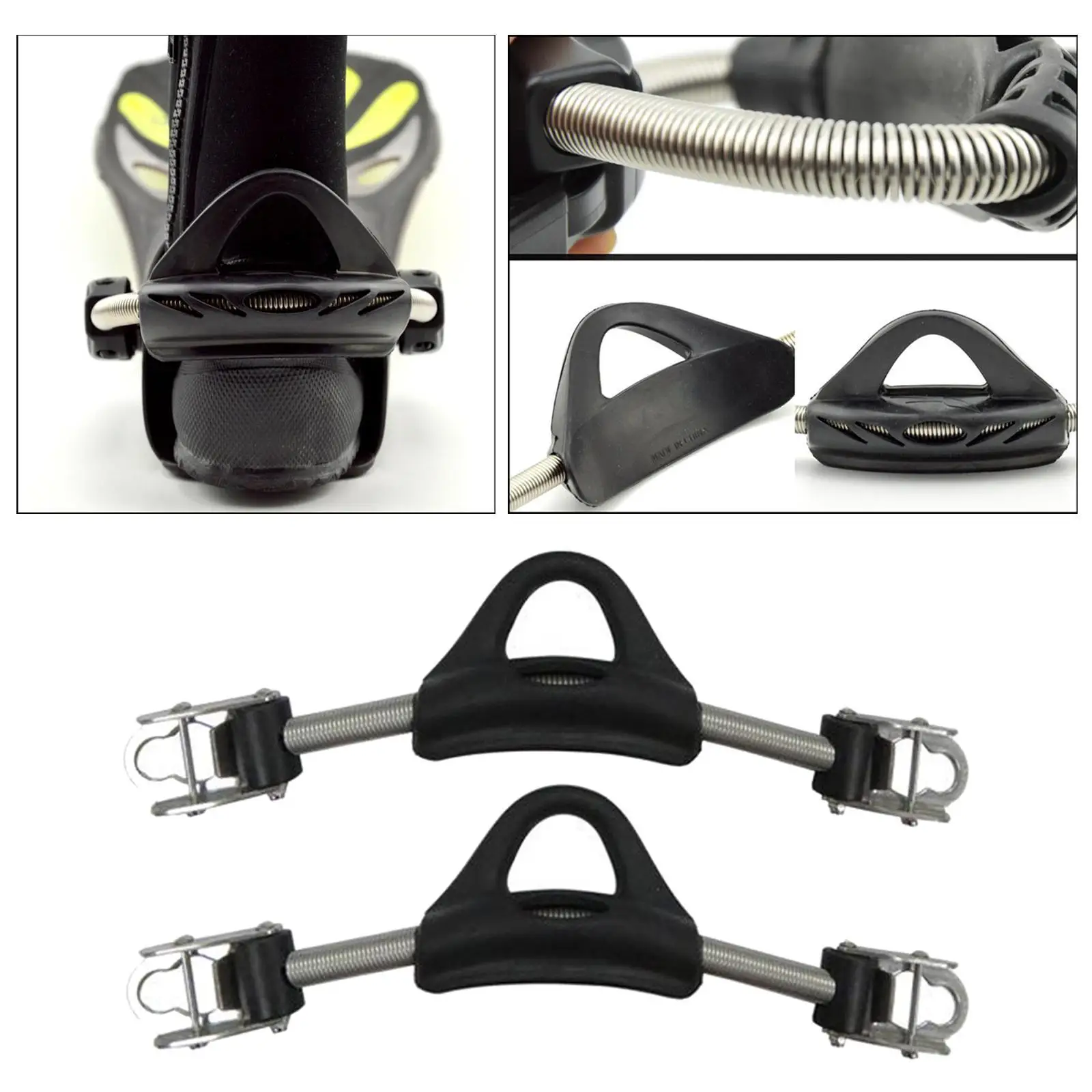 Spare Strap Universal Comfortable Elastic Fin with Buckles Replacement Strap Assembly for Diving Water Sports
