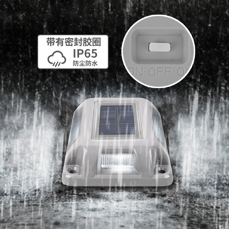 Description Picture 6 of item8Pcs Solar Buried Light IP65 Waterproof Outdoor Pathway Underground Lighting Stair Garden Landscape Street Solar Decking Lamp