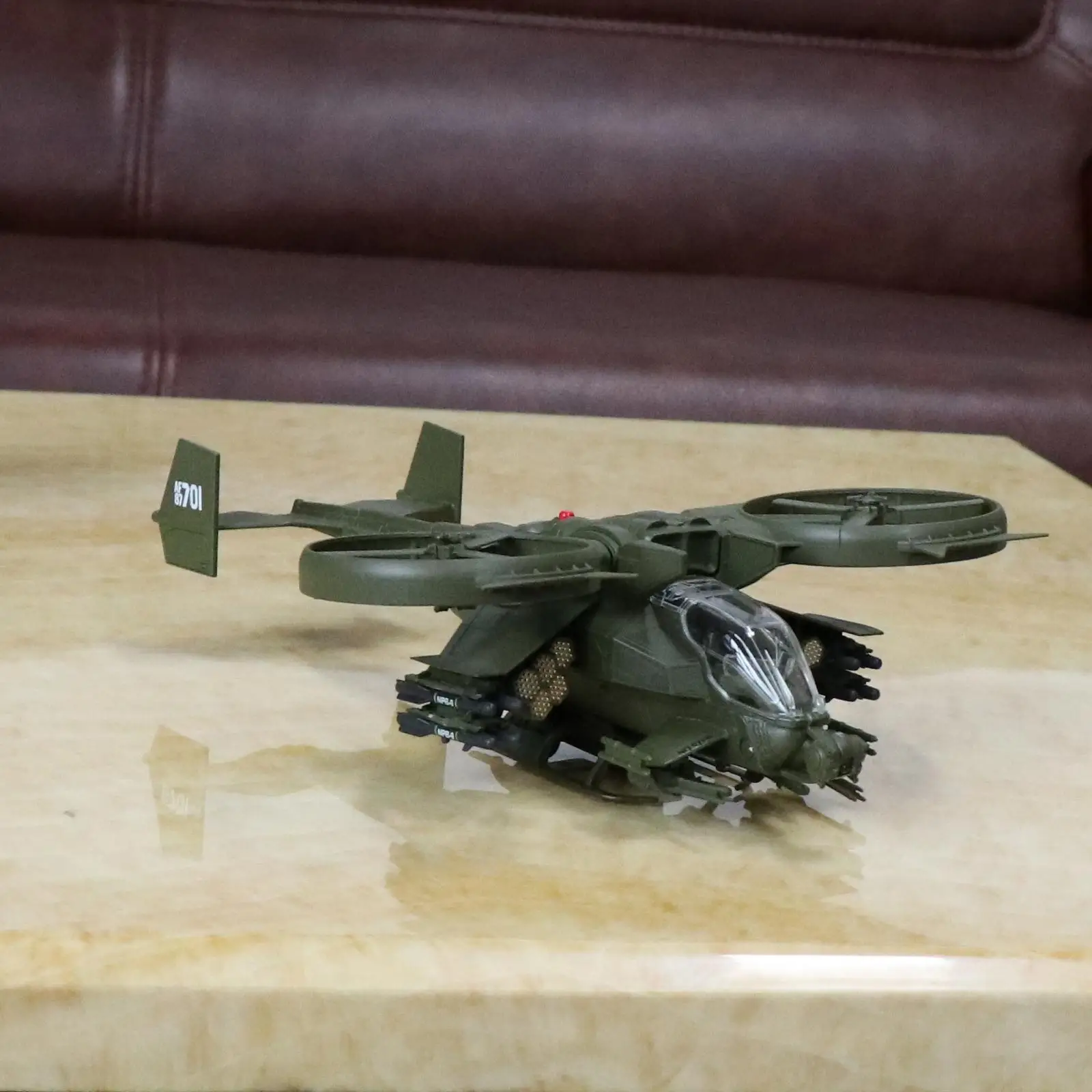 1 / 48th Scorpion Armed Helicopter Model Diecast Gunship Toy
