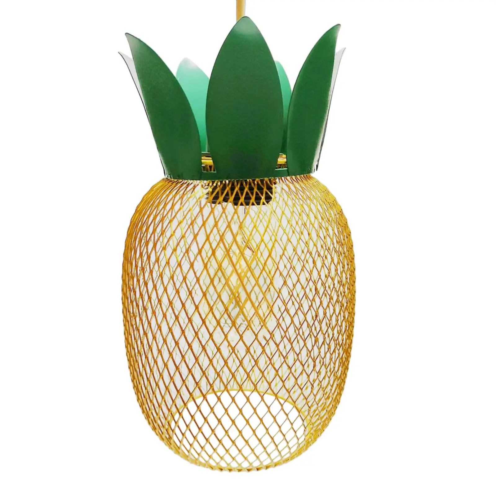 Pendant Lamp Shade Pineapple Shape Hanging Light Shade Metal Lampshade