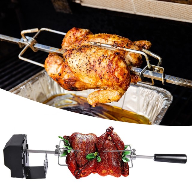 Automatic BBQ Grill Rotisserie Electric Motor Outdoor Spit Roaster