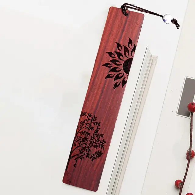 The Little Red Bookmark - Printed Wood Bookmark — BBeeStudios