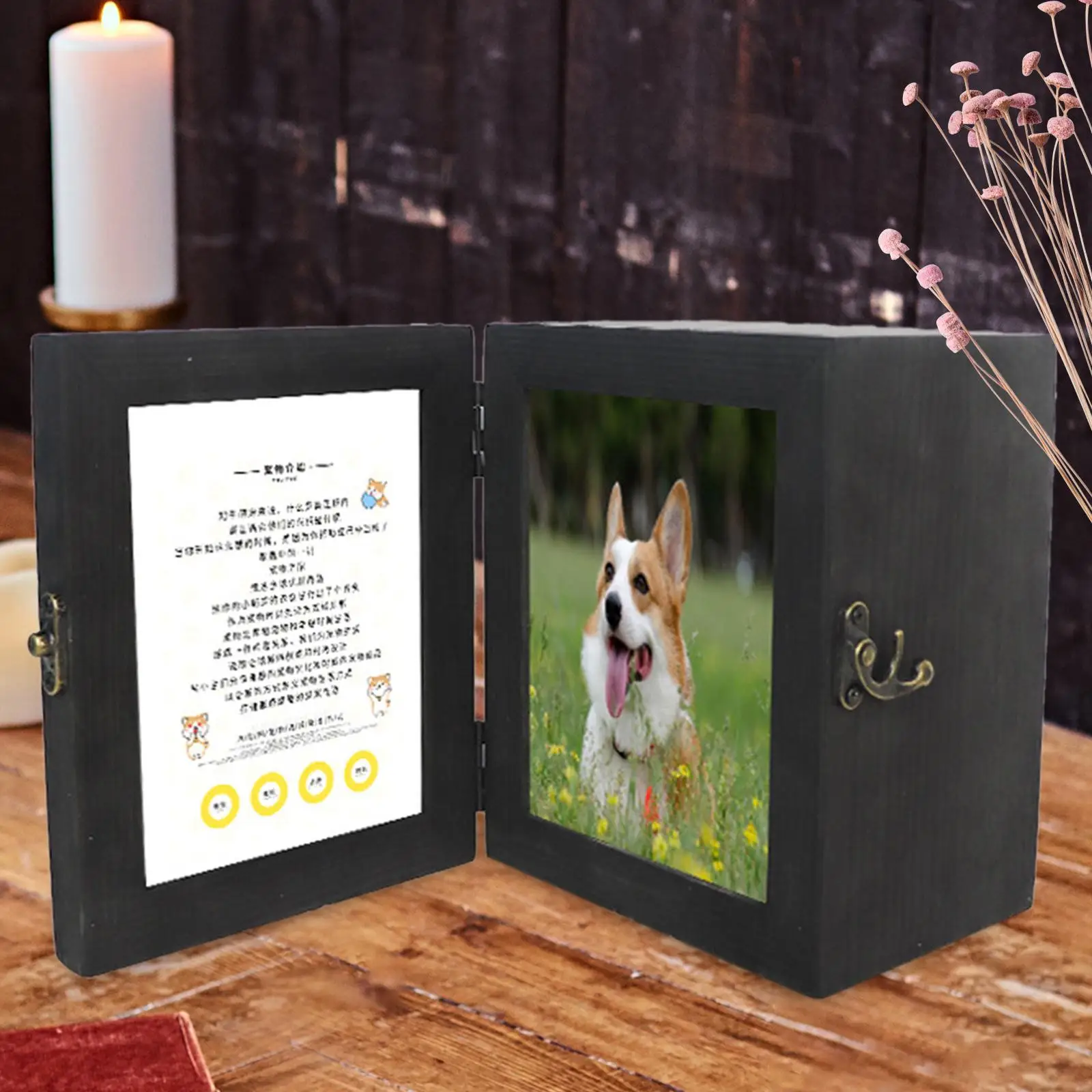 Wooden Pet Cremation Urn for Dogs Cats Commemorate Cinerary Casket Funeral