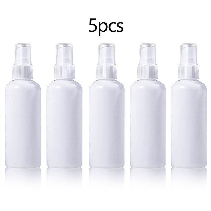 Best of 5pcs / pack 100ml White Spray Bottles PE Plastic Refillable Bottles Fine Mist Perfume Atomizer Travel Refillable Bottles Reviews & Tips