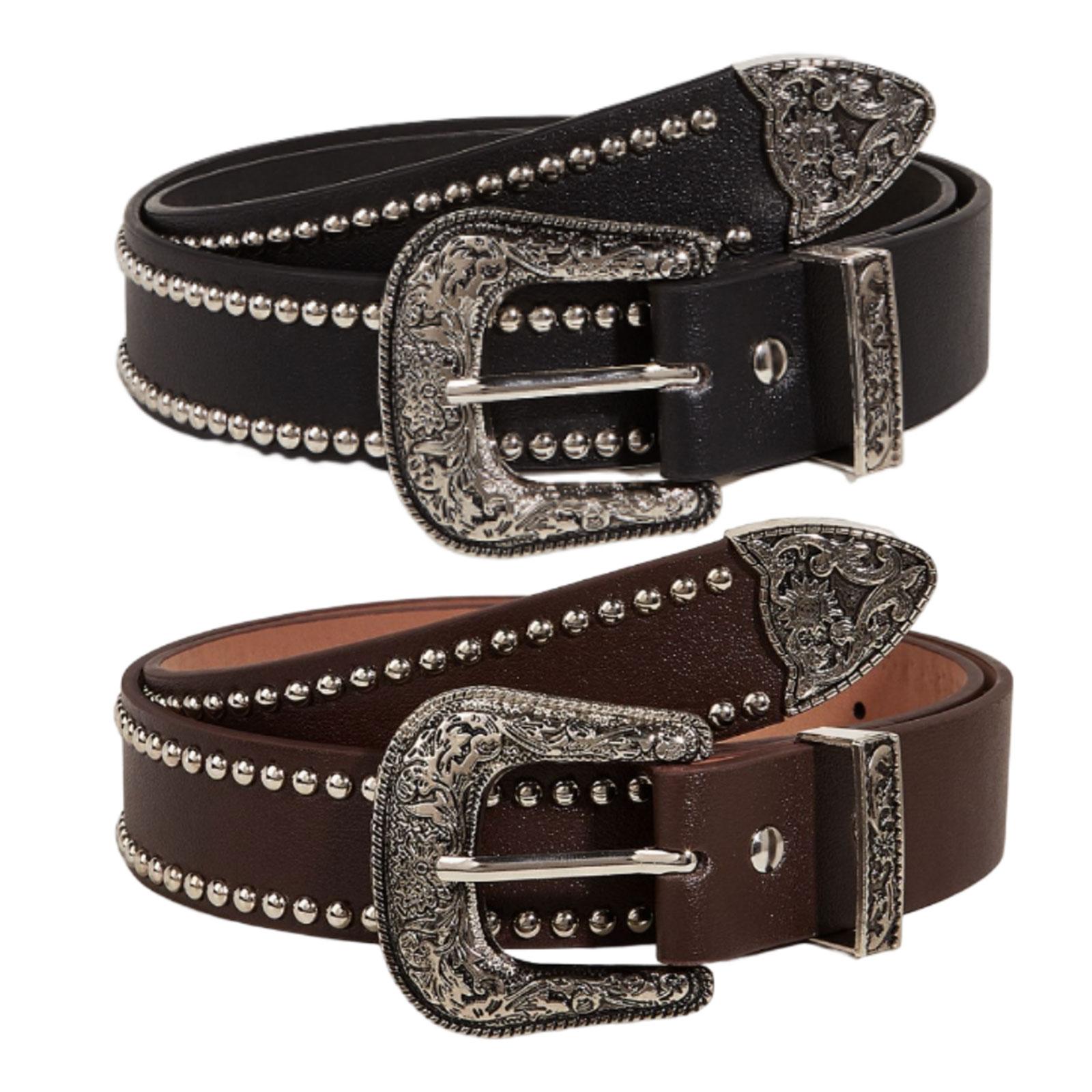 Women Waist Belt Western Cowgirl Decorative for Pants Performance Trousers