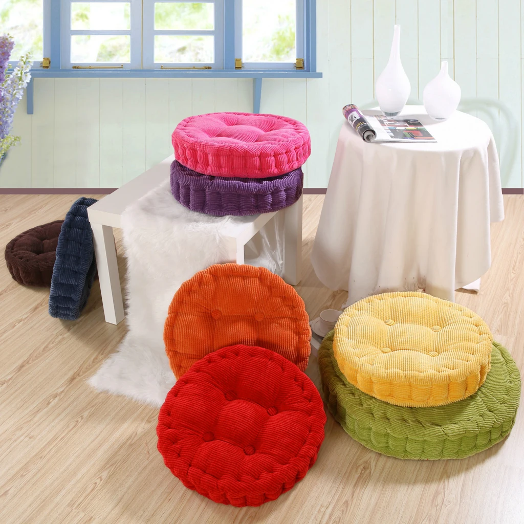 Round Cotton Chair Cushion Pad Home Car Kitchen Patio Cushion Pad