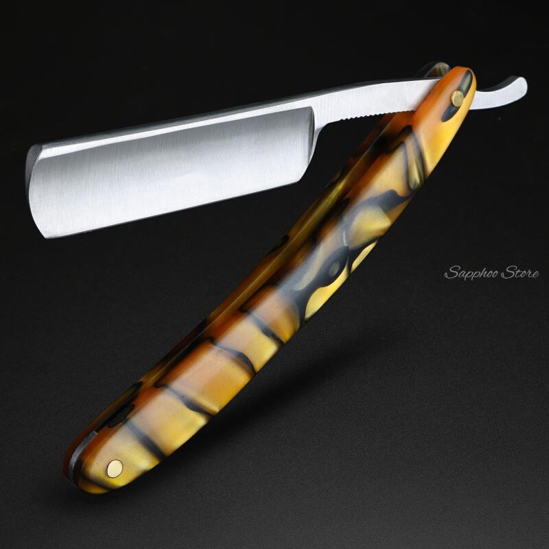 Best of 1pc Old-fashioned German Carbon Steel Folding Shaving Razor Sharp Ready To Use Resin Handle Professional Barber Shop Shaver Reviews & Tips