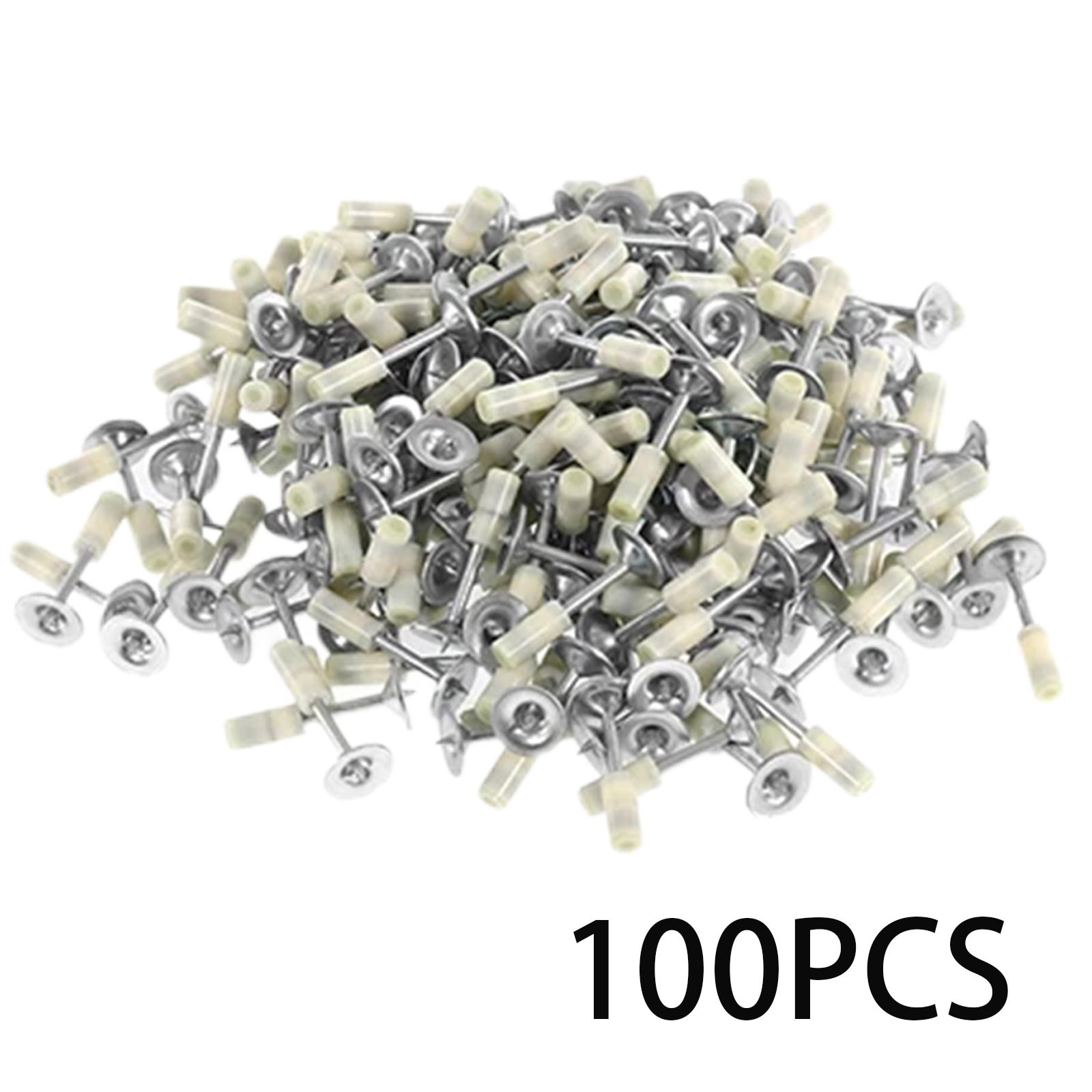 100Pcs Manual Steel Nail Concrete Nailer for Fastener Anchor Wire DIY