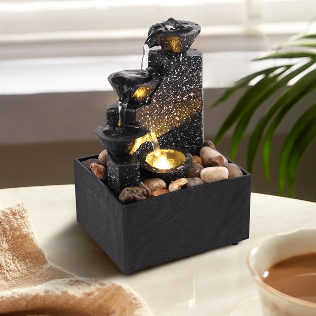 Indoor Tabletop Fountains Battery Operated - Tabletop : Home Design