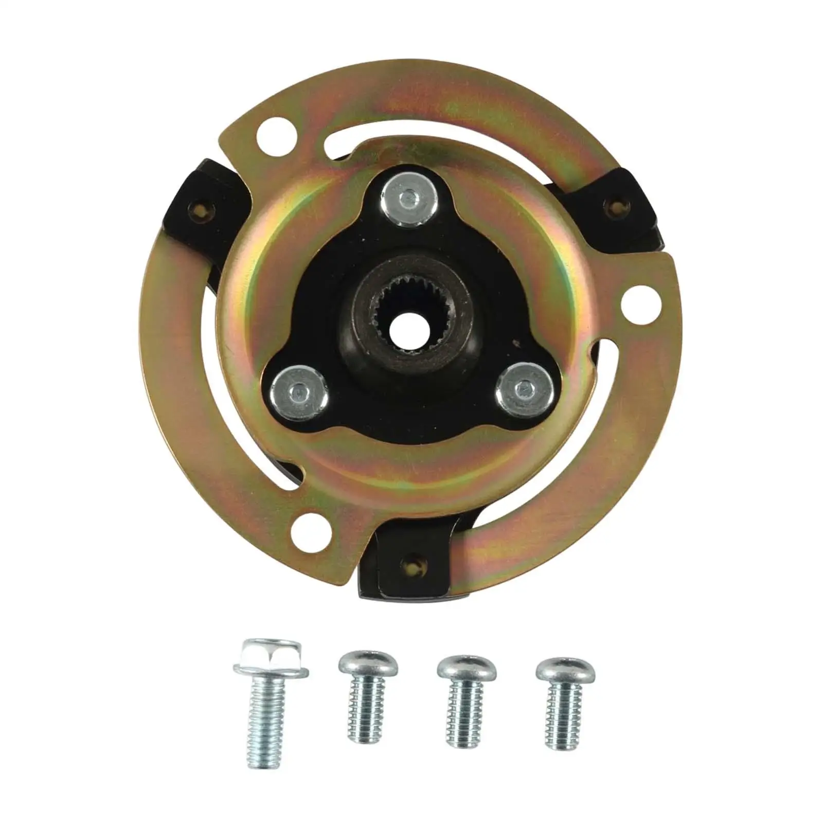 Auto A/C Air Conditioning Compressor Repair Kit 5K0820803A with Mounting Screws Clutch Hub Plate Pulley Clutch for VW Golf
