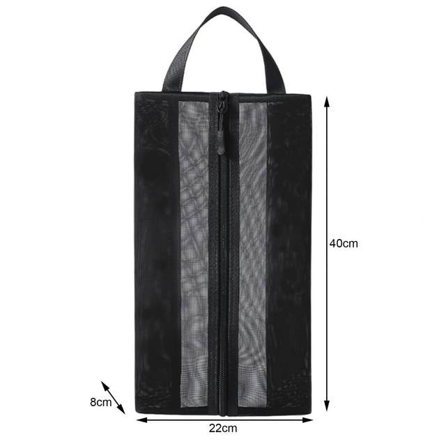 10 Sacs à Chaussures De Voyage 32x44cm - Housses Anti-Poussière Avec Fenêtre | Pumuky