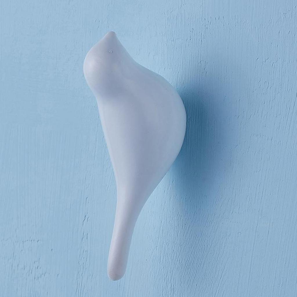 3D Resin Bird Shape Coat Hooks, Wall Hanger, Art Decoration, Help Your Home Get Organized