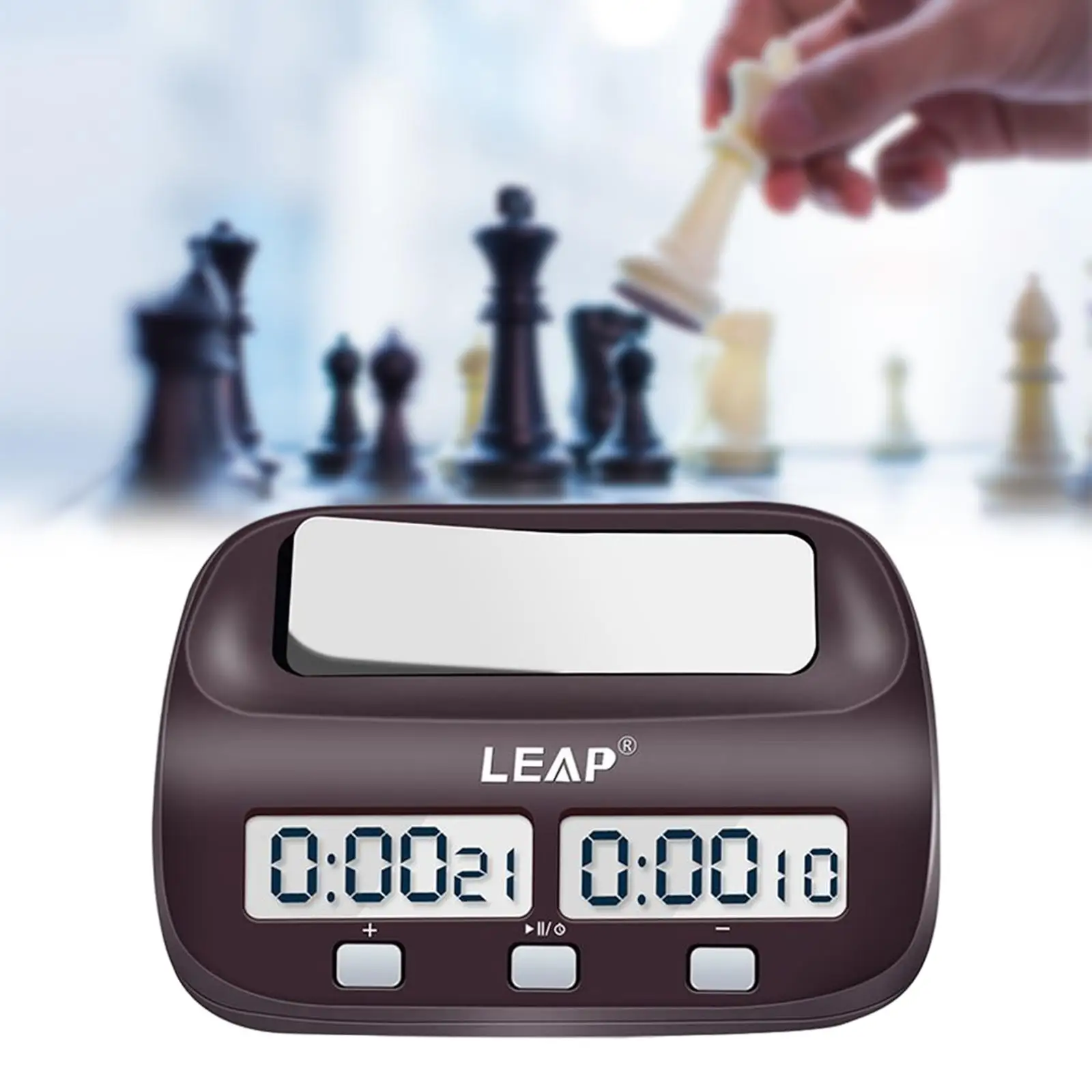 Chess Clock Durable Reminder Light Count   Memory Function Multi Function Professional Compact Chess Clock  for Game Chess