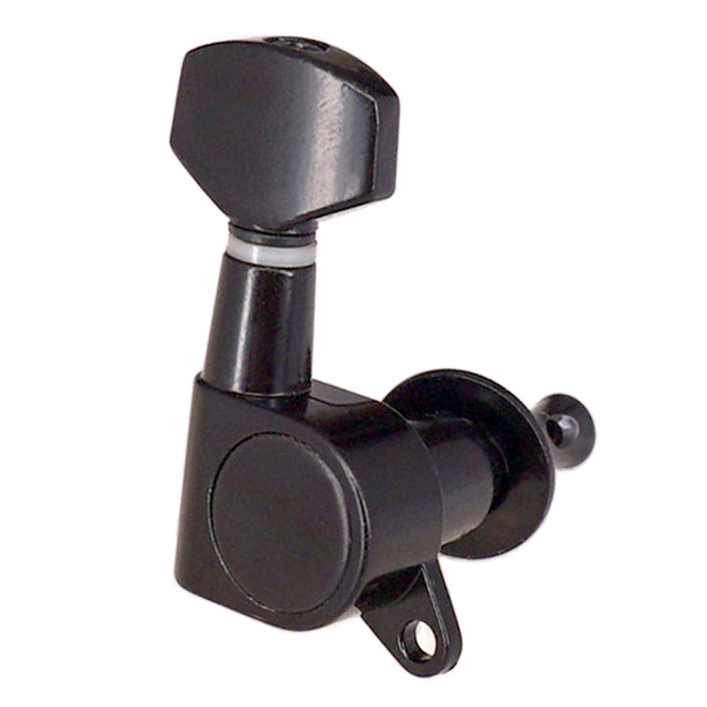 Description Picture 6 of itemTooyful 6x Black Electric Classical Guitar String Tuning Peg Keys Tuners Enclosed 6R Machine Heads for Steel String