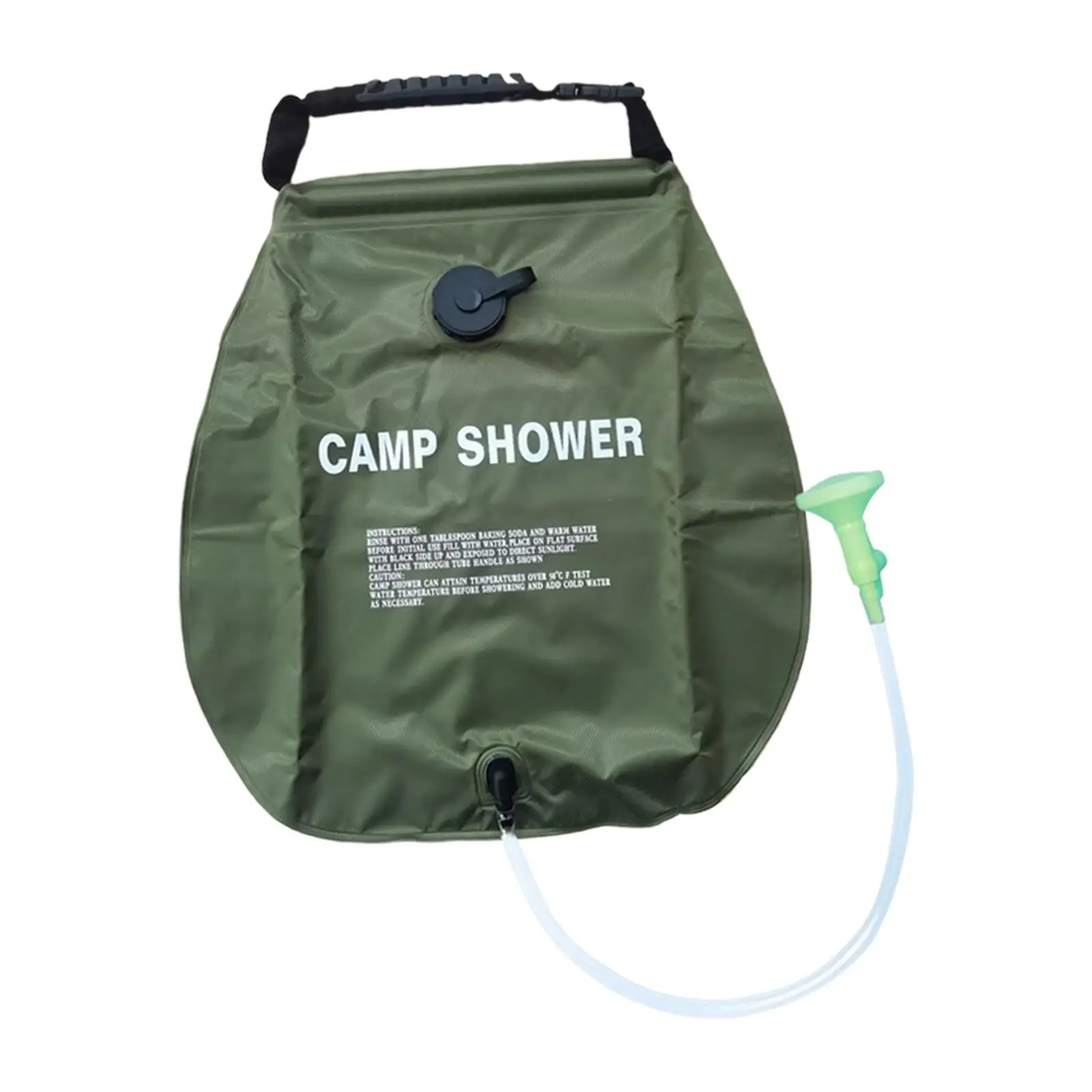 Solar Shower Bag 5 Gallon Durable with Exterior Pocket for Traveling Summer