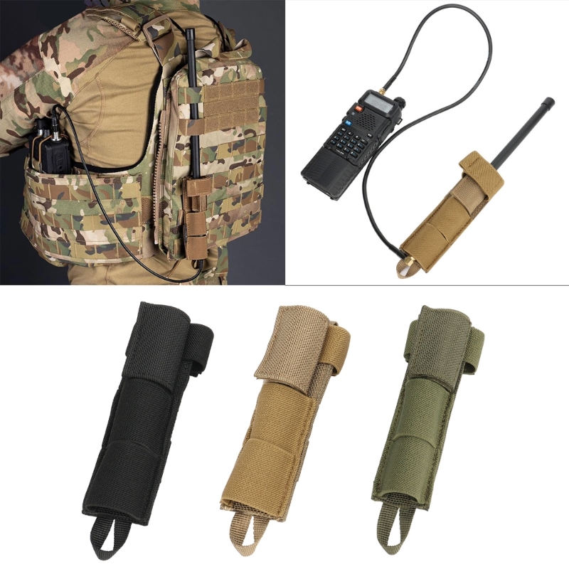 Description Picture 3 of itemTactic Radio Antenna Relocation Cable Pouch Molle Modular Vest-Strap Bags Retention Holder Bag Retention Storage Pouches