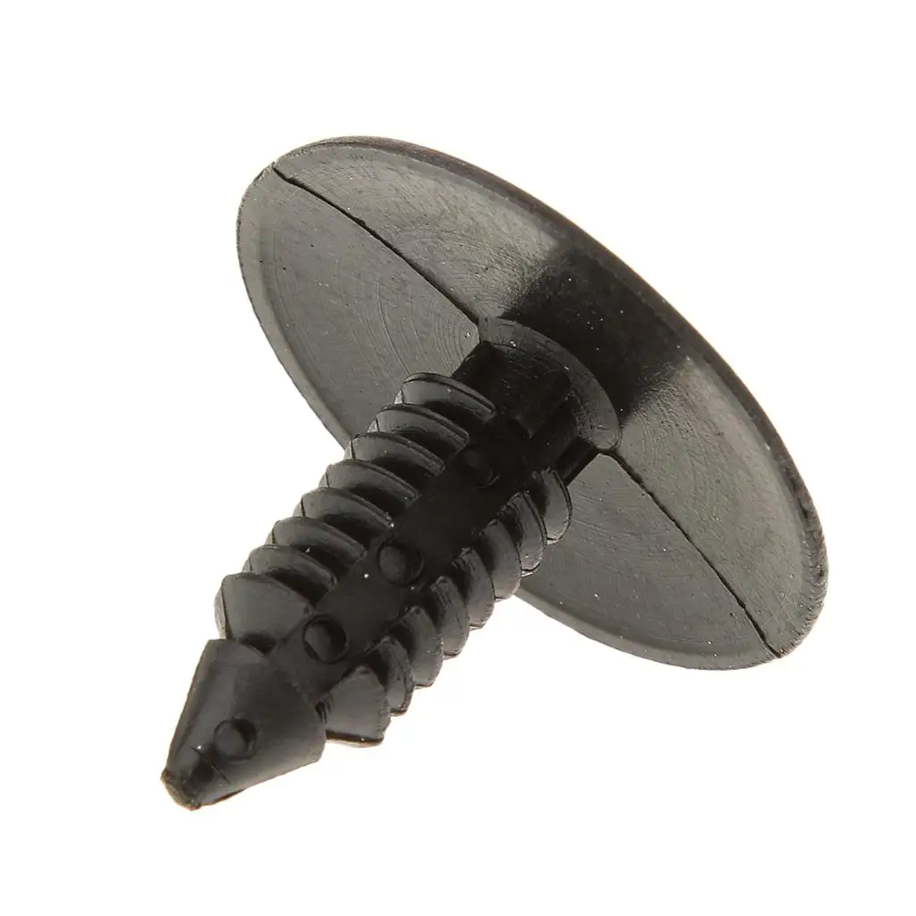20 Pieces Inner  Push-type Holder Clip - Nylon  Cherokee Black