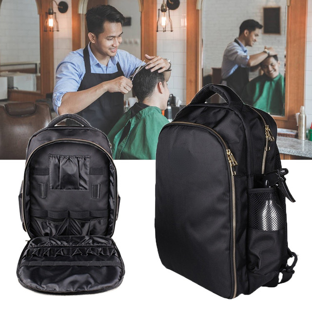 Salone professionale strumenti per capelli borsa da parrucchiere borsa da  viaggio parrucchiere di grande capacità organizzatore cosmetico con tasche  per accessori - AliExpress