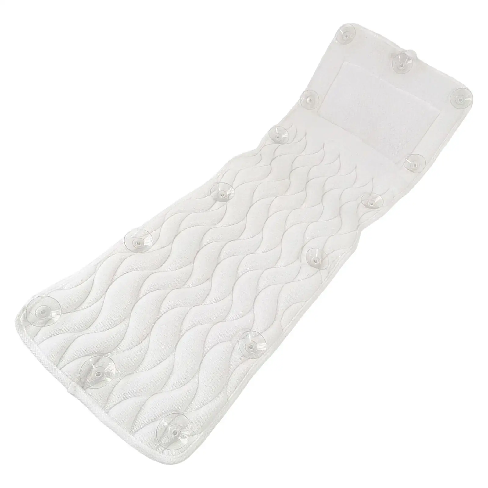 Non Slip Bath Pillow Comfortable Back Support with Suction Cups Headrest Bathtub Cushion for Hot Tub Bathtub