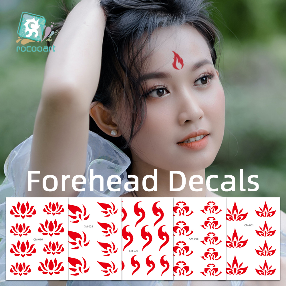 Best of Rocooart Bindi Sticker Face Jewels Tattoo Forehead Temporary Tattoo Sticker Actress Make Up Tatuaje Festival Taty Party Tatouage Reviews & Tips